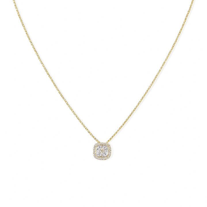 Collar de Oro 18kt con Diamantes 25 Pts Totales SI/H Corte Brillante - By Danielle Costantini 3