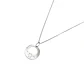 Collar Oro Blanco 18kt Flor de Luna - Miniatura 1