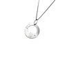 Collar Oro Blanco 18kt Flor de Luna - Miniatura 6