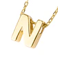 Collar de Oro 18kt Letra N - Miniatura 3