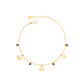 Pulsera de Plata Esterlina 925 Ojo Turco Revestido en Oro 18kt - Miniatura 2