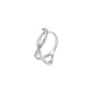 Anillo Compromiso de Oro de 18kt Nudo 10 puntos de diamante - Miniatura 1