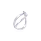 Anillo Compromiso de Oro de 18kt Nudo 10 puntos de diamante - Miniatura 3