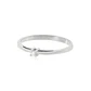 Anillo de compromiso Oro Blanco 18kt Modelo Mónaco Diamante Solitario de 3ptos - Miniatura 3