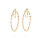 Aros de Oro 18kt Argollitas Torcidas - Miniatura 1