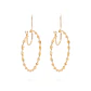 Aros de Oro 18kt Argollitas Torcidas - Miniatura 3