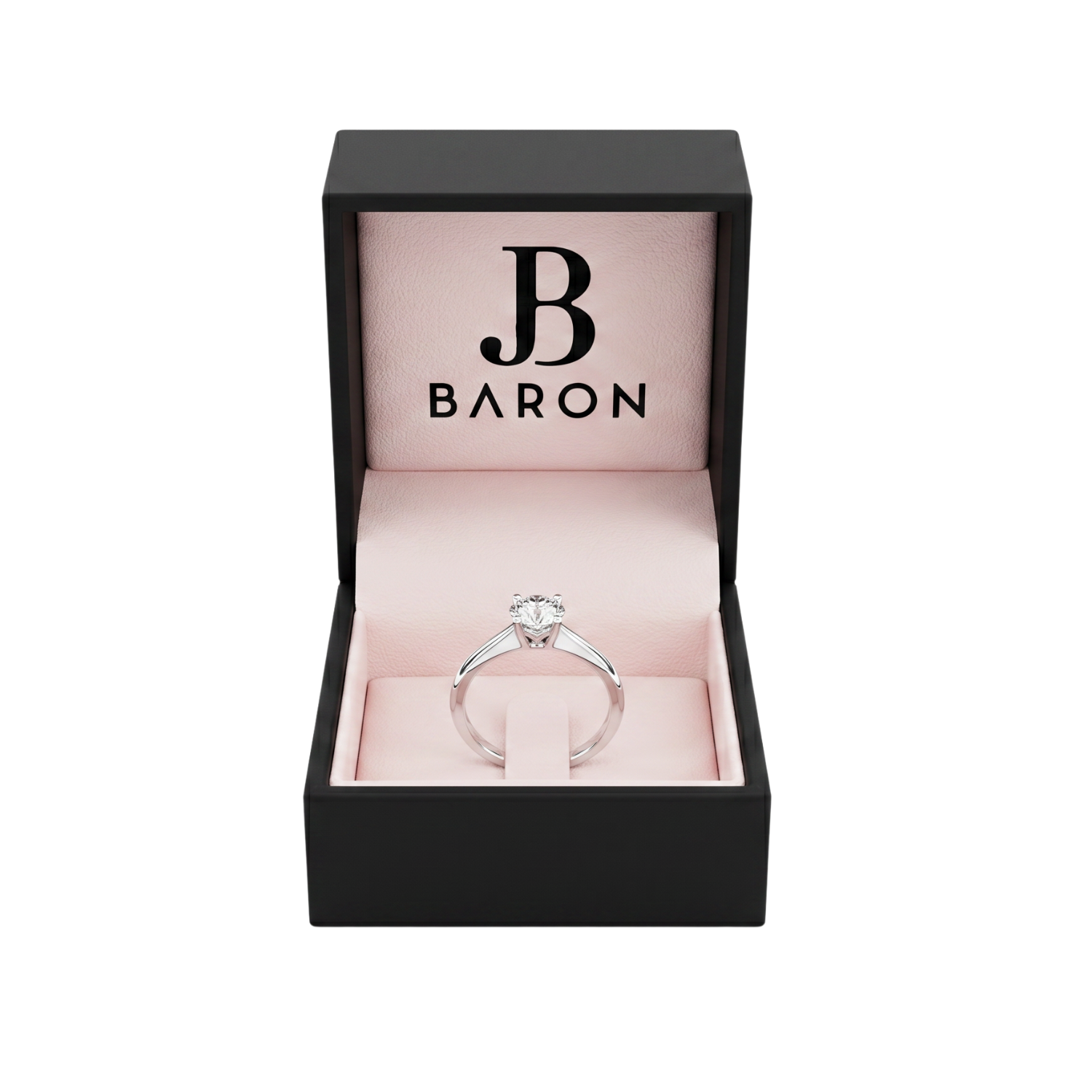 Anillo Oro Blanco 18kt Diamantes Solitario 30 Pts 3