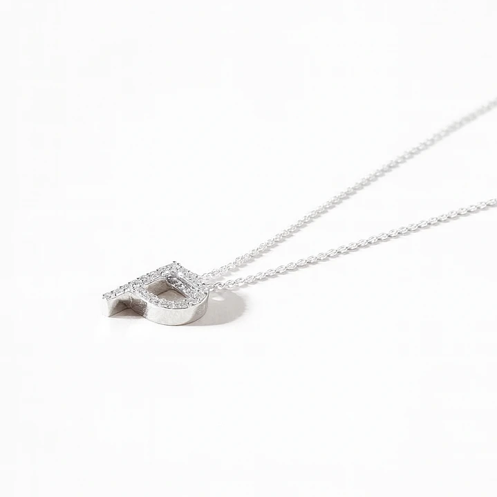Collar Oro 18kt Diamantes 10 Pts SI/H Corte Brillante 30114 1