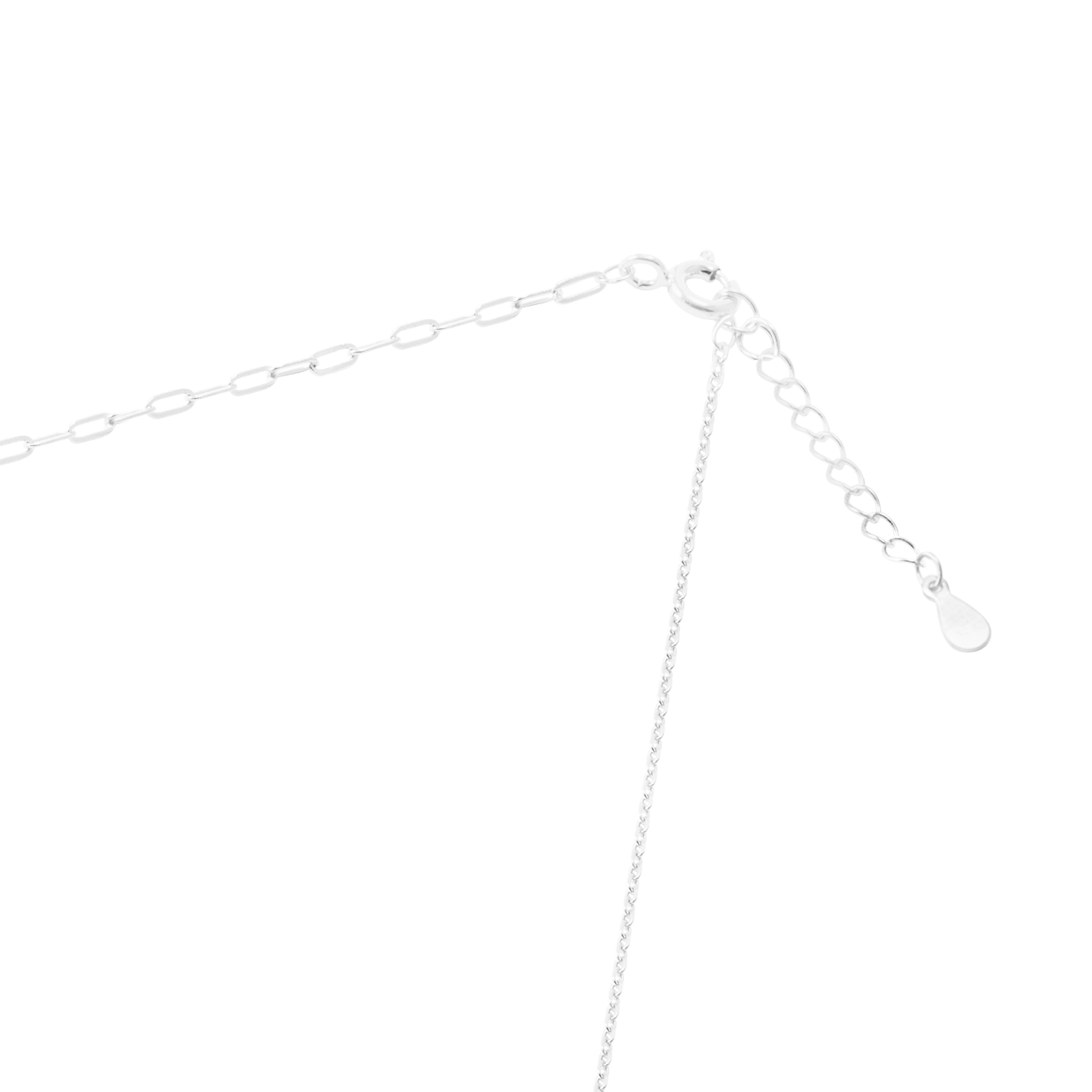 Collar de Plata Esterlina 925 Corazón Estilo Candado Circón 3