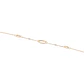 Pulsera de Oro 18kt Eslabones y Esferas - Miniatura 2