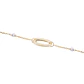 Pulsera de Oro 18kt Eslabones y Esferas - Miniatura 3