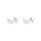 Aros de Plata Esterlina Estrellas con Circonita - Miniatura 1