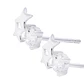 Aros de Plata Esterlina Estrellas con Circonita - Miniatura 2