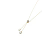 Collar Oro Amarillo 18kt Circonita- Perlas Colgantes - Miniatura 1