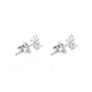 Aros de Plata Esterlina Estrellas con Circonita - Miniatura 3