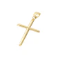 Colgante de Oro 18kt Cruz Tubular - Miniatura 1