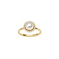 Anillo Oro Amarillo 18kt Diamantes 16Pts Perla Cultivada 6MM - Miniatura 2
