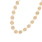 Collar de Plata Esterlina 925 Círculos Bañado en Oro 14kt - Miniatura 3