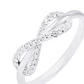 Anillo de Plata Esterlina Infinito Con Circonita - Miniatura 2