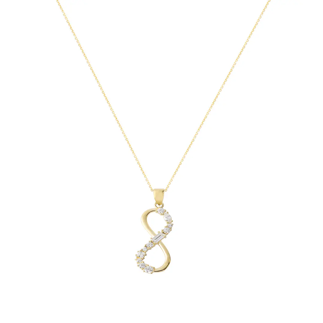 Colgante Oro Amarillo 18kt Infinito Prince 3
