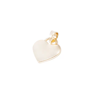 Colgante Oro Amarillo 18kt Placa Corazón