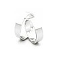 Par Argollas Matrimonio de Oro Blanco 18kt Queen 5,0mm - Miniatura 3