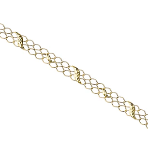 Pulsera de Oro 18kt Encadenado