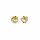 Aros Oro Amarillo 18kt Circonita Corazón - Miniatura 1
