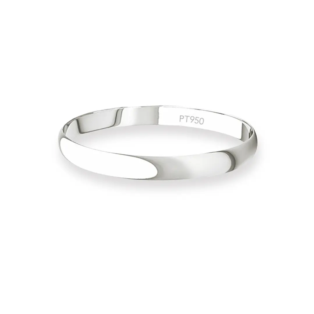 Argolla Matrimonio Ilusión de Platino Inglés Verona de 2,0mm 2