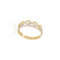 Anillo de Oro 18kt Corona Corazones - Miniatura 3