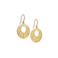 Aros Oro Amarillo 18kt Flor Calados - Miniatura 1