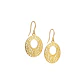 Aros Oro Amarillo 18kt Flor Calados - Miniatura 3