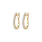 Aros Oro Amarillo 18kt Diamantes 41Pts Argollas - Miniatura 1