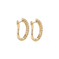 Aros Oro Amarillo 18kt Diamantes 41Pts Argollas - Miniatura 2