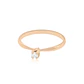 Anillo de compromiso Oro Rosado 18kt Modelo Niza Diamante Solitario de 10ptos - Miniatura 3