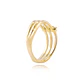Anillos de Oro 18kt Modelo Ci 3 Corridas - Miniatura 3