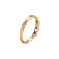 Anillo Oro Miel 18kt Armonía con Amatistas y Circonitas - Miniatura 3
