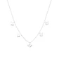 Collar de Plata Esterlina 925 Choker Circones Colgantes - Miniatura 2