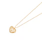 Colgante de Oro 18kt Corazón Enrejado - Miniatura 2