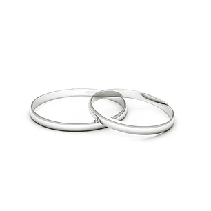 Par Argollas Matrimonio de Platino de 2,0mm Verona