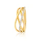 Anillo Compromiso de Oro 18Kt Entrelazado de Circon - Miniatura 1