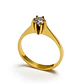 Anillo Oro Amarillo 18Kt Solitario Circonita - Miniatura 1