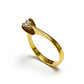 Anillo Oro Amarillo 18Kt Solitario Circonita - Miniatura 3