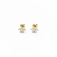 Aros Oro Amarillo 18kt Flor Imperial Circonita - Miniatura 3