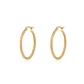 Aros de Oro 18kt Argollas Torcida Mediana - Miniatura 1