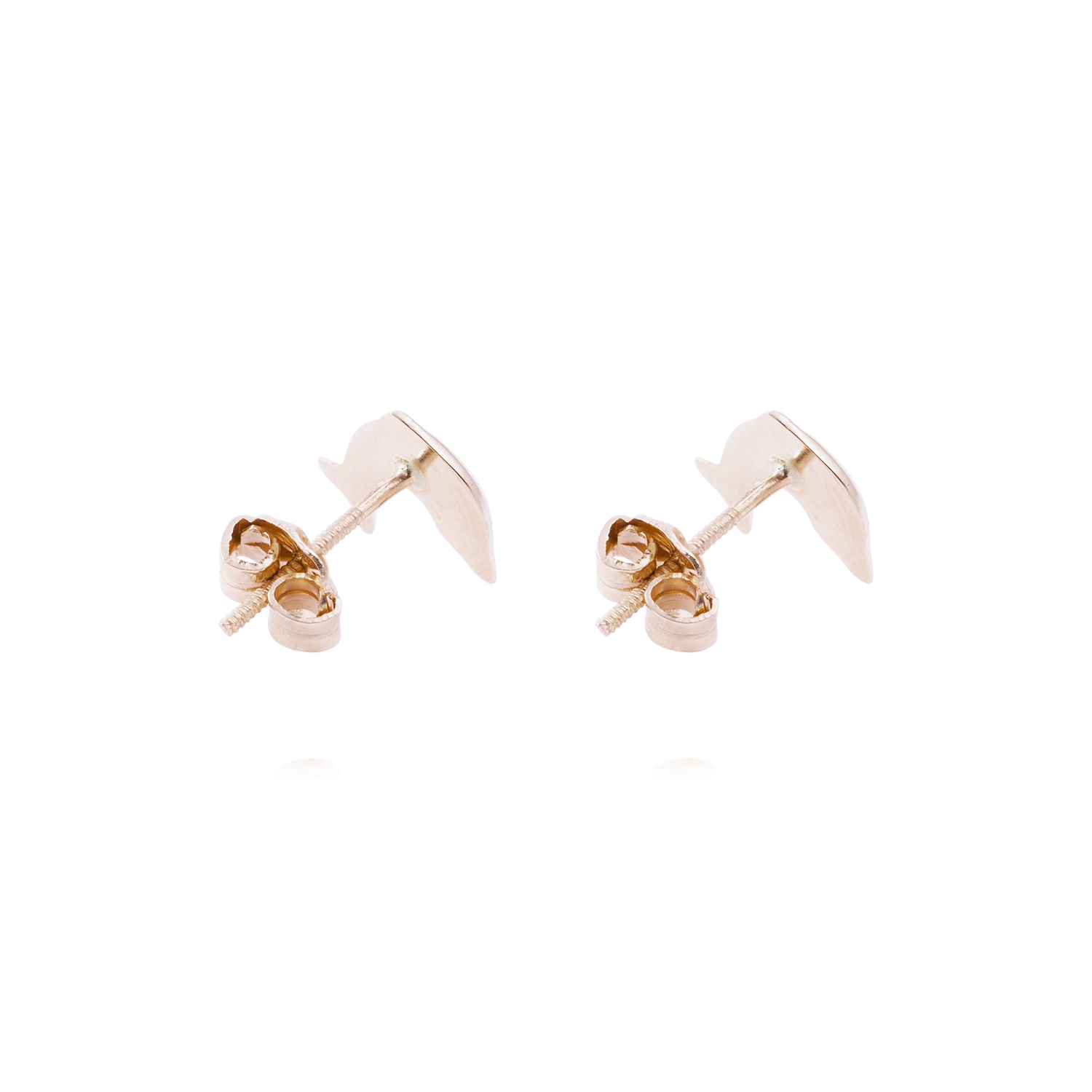 Aros Oro Miel 18kt Delfín 3