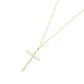 Collar de Oro Blanco 18kt con Diamantes de 22 Pts Totales SI/H Corte Brillante - Miniatura 1