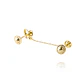 Aro de Oro 18kt Piercing Mariposa - Miniatura 2