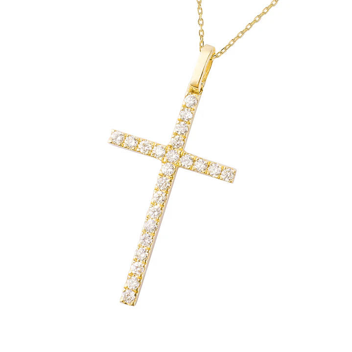 Collar de Oro Blanco 18kt con Diamantes de 22 Pts Totales SI/H Corte Brillante 2