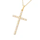Collar de Oro Blanco 18kt con Diamantes de 22 Pts Totales SI/H Corte Brillante - Miniatura 2